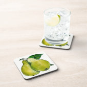 Dessous de verre de liège à poires (Côté Droit)
