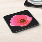 Dessous de verre de liège à tulipe rose (Côté gauche)
