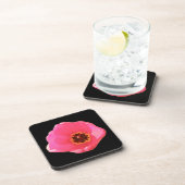 Dessous de verre de liège à tulipe rose (Côté Droit)