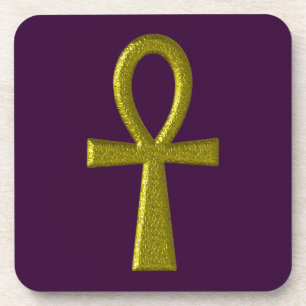 Dessous de verre de liège Ankh Or