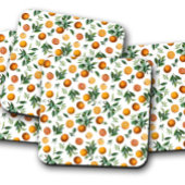 Dessous de verre de liège aux Oranges vives | Dess