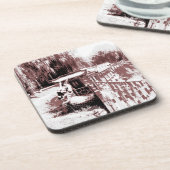 Dessous de verre de liège de bateau Dragon (Côté gauche)