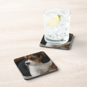 Dessous de verre de liège de chiot de beagle (Côté Droit)