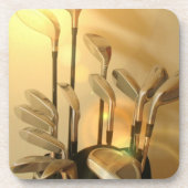 Dessous de verre de liège de clubs de golf (Devant)