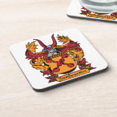 Dessous de verre de liège de crête de famille (Côté gauche)