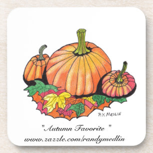 Dessous de verre de liège "de favori d'automne "…