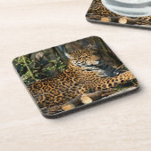 Dessous de verre de liège de Jaguar de Panthera (Côté gauche)