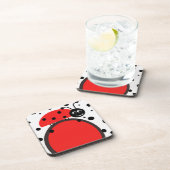 Dessous de verre de liège de Ladybug (Côté Droit)