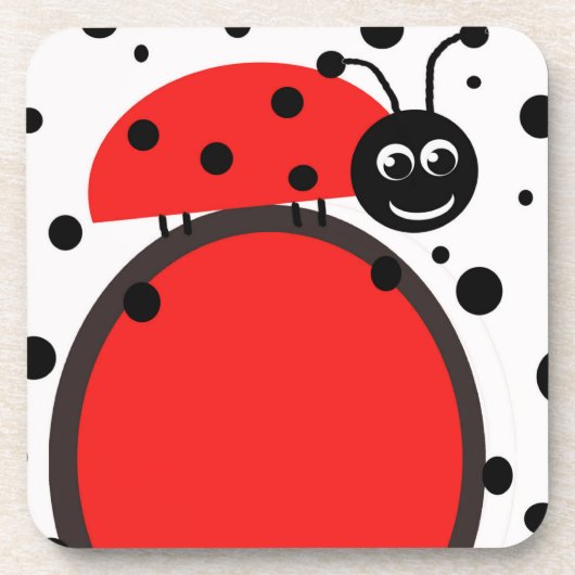Dessous de verre de liège de Ladybug (Devant)