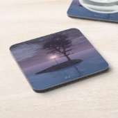 Dessous de verre de liège de l'île des Wanderers (Côté gauche)