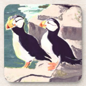 Dessous de verre de liège de Puffin (Devant)