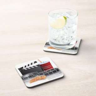 Dessous de verre de liège de SOIRÉE CINÉMA