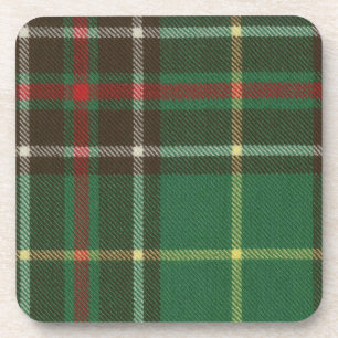 Dessous de verre de liège de tartan de Terre-Neuve
