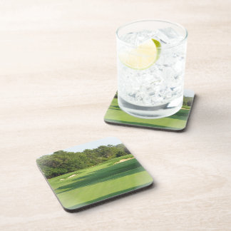 Dessous de verre de liège de terrain de golf