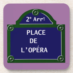 Dessous de verre de liège d'opéra