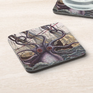 Dessous de verre de liège du cauchemar du pirate