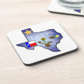 Dessous de verre de liège du Texas (Côté gauche)