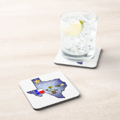 Dessous de verre de liège du Texas (Côté Droit)