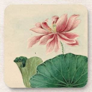 Dessous de verre de liège en fleurs de Lotus