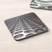 Dessous de verre de liège industriel en acier perf (Côté gauche)