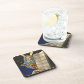 dessous de verre de liège "Moïse et les dix comman (Côté Droit)