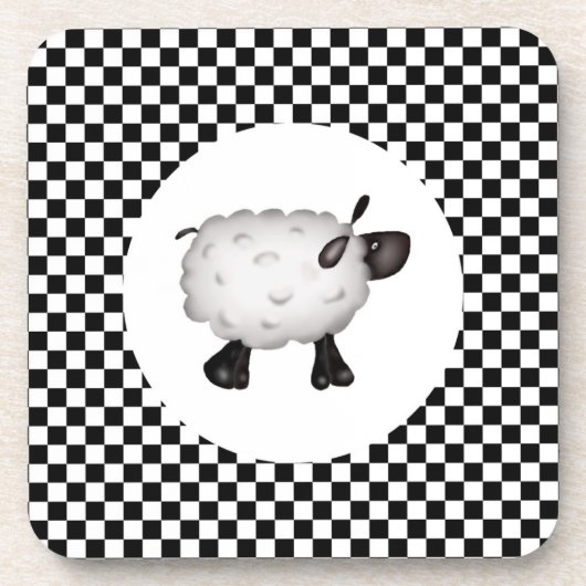 Dessous de verre de liège mouton (Devant)