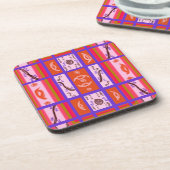 Dessous de verre de liège plaqué (Côté gauche)