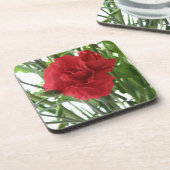 Dessous de verre de liège Red Carnation (Côté gauche)