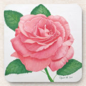 Dessous de verre de liège rose passion (Devant)