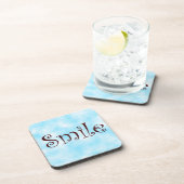 Dessous de verre de liège souriant (Côté Droit)