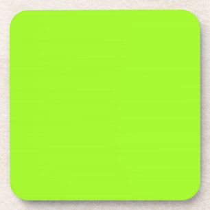 Dessous de verre de liège vert Chartreuse