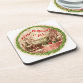 Dessous de verre de liège vintages et d'alimentati (Côté gauche)