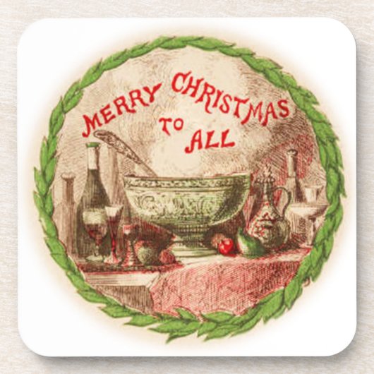 Dessous de verre de liège vintages et d'alimentati (Devant)