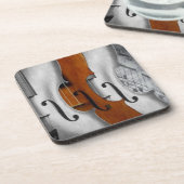 Dessous de verre de liège violons (Côté gauche)