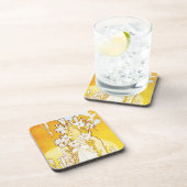 Dessous de verre de lis d'Alphonse Mucha (Côté Droit)