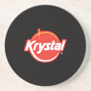 Dessous de verre de logo de Krystal