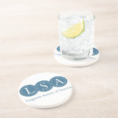 Dessous de verre de logo de LSA (Côté)