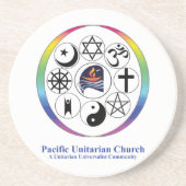 Dessous de verre de logo de PUC (Devant)