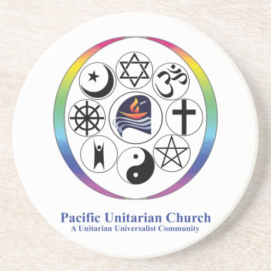 Dessous de verre de logo de PUC (Devant)