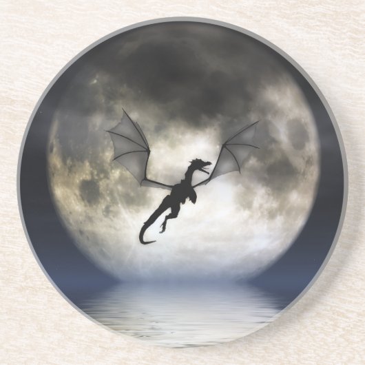 Dessous de verre de lune de dragon (Devant)