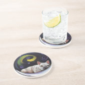 Dessous de verre de lune de Frenchie (Côté)