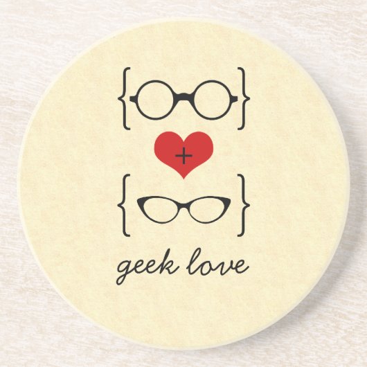 Dessous de verre de lunettes Geeky (Devant)