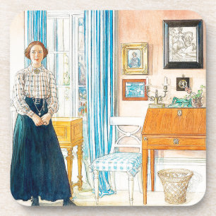 Dessous de verre de maison familiale de Madame de