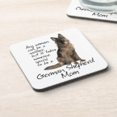 Dessous de verre de maman de berger (Côté gauche)