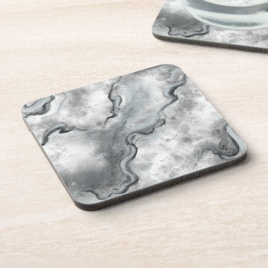 Dessous de verre de marbre set cadeau (Côté gauche)