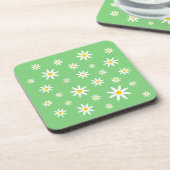 Dessous de verre de marguerite vertes (Côté gauche)