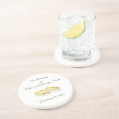 Dessous de verre de mariage favori (Côté)