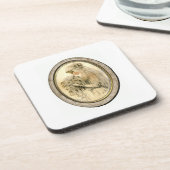 Dessous de verre de mariée vintage (Côté gauche)