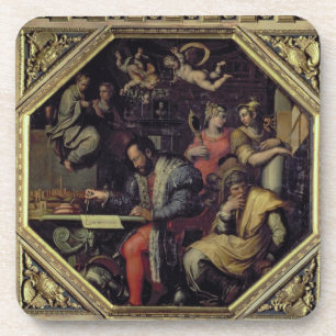Dessous-de-verre De Medici (1519-74) de Cosimo I prévoyant les