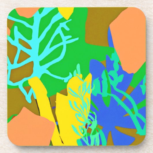 Dessous-de-verre De mignons Motifs océaniques. Commandez dès mainte (Devant)